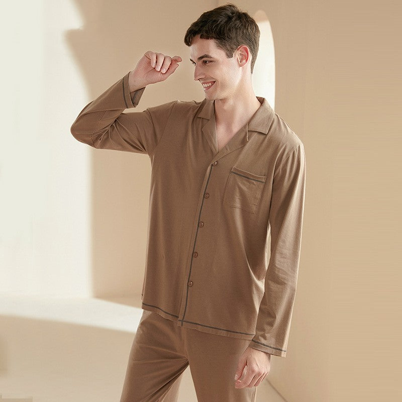 Men's Long Sleeved Pajamas