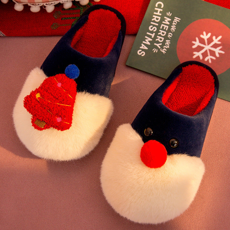 Winter Plush Slippers Anti-Slip House Shoes