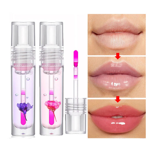 Flower Color Changing Lip Oil Moisturizing Jelly Lip gloss