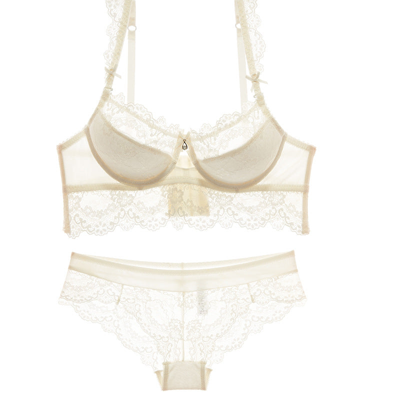 Sexy cotton bra underwear set