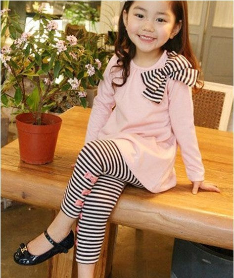 Girl's pink clothing set