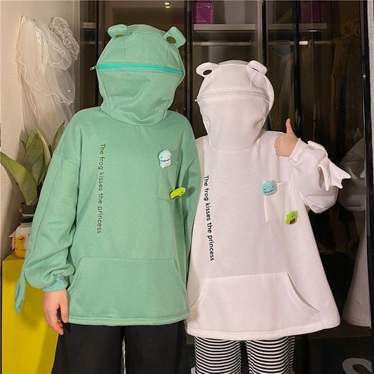 Couples Wear Frog Pullover Sweater