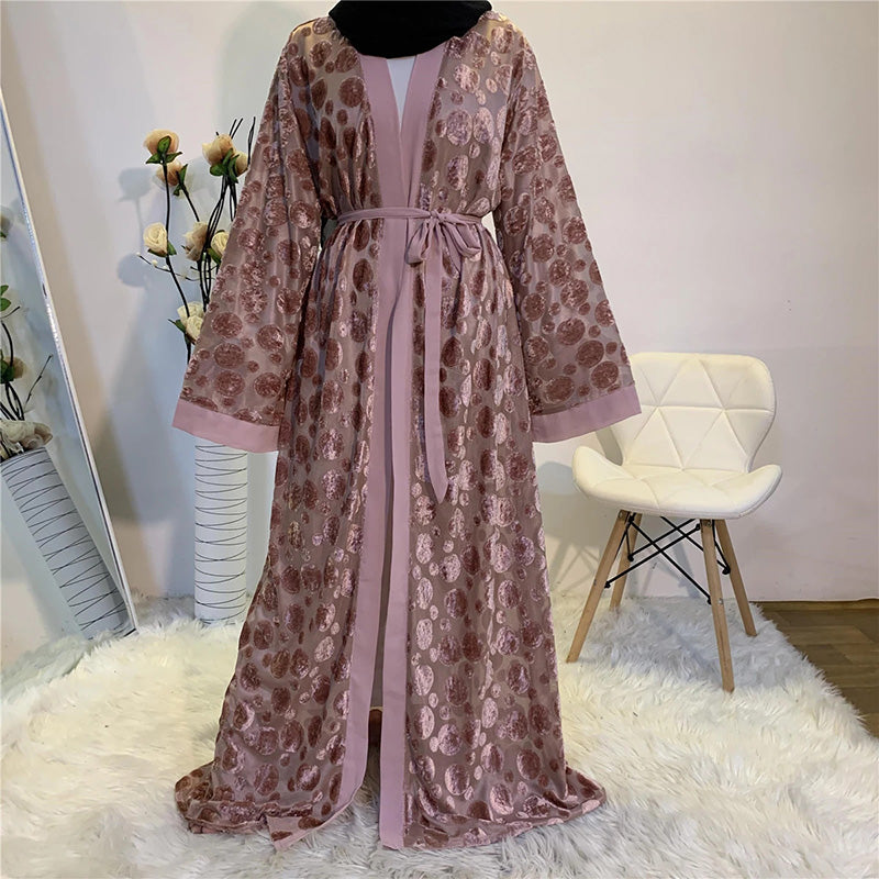 Dubai Women Maxi Long Kaftan Abaya Malaysian Robe