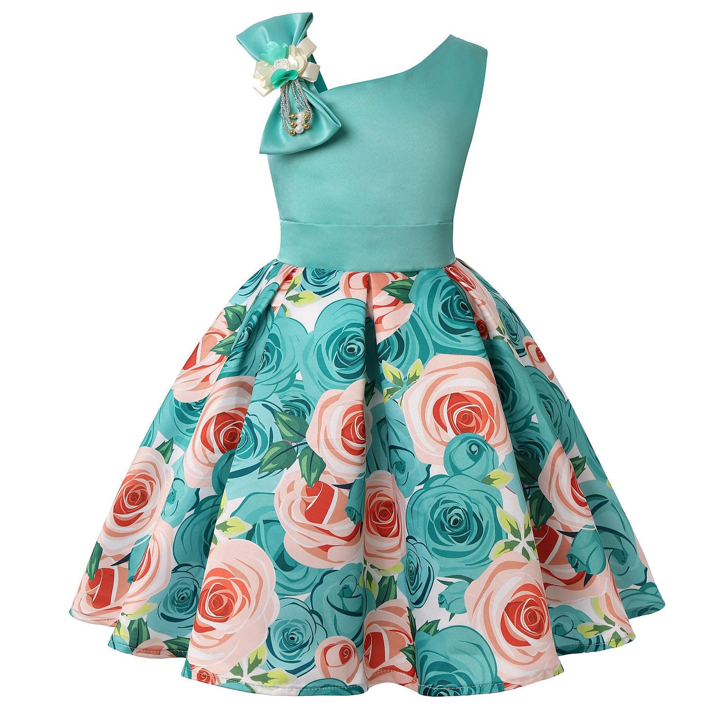Princess Digital Print Children's Dresses
