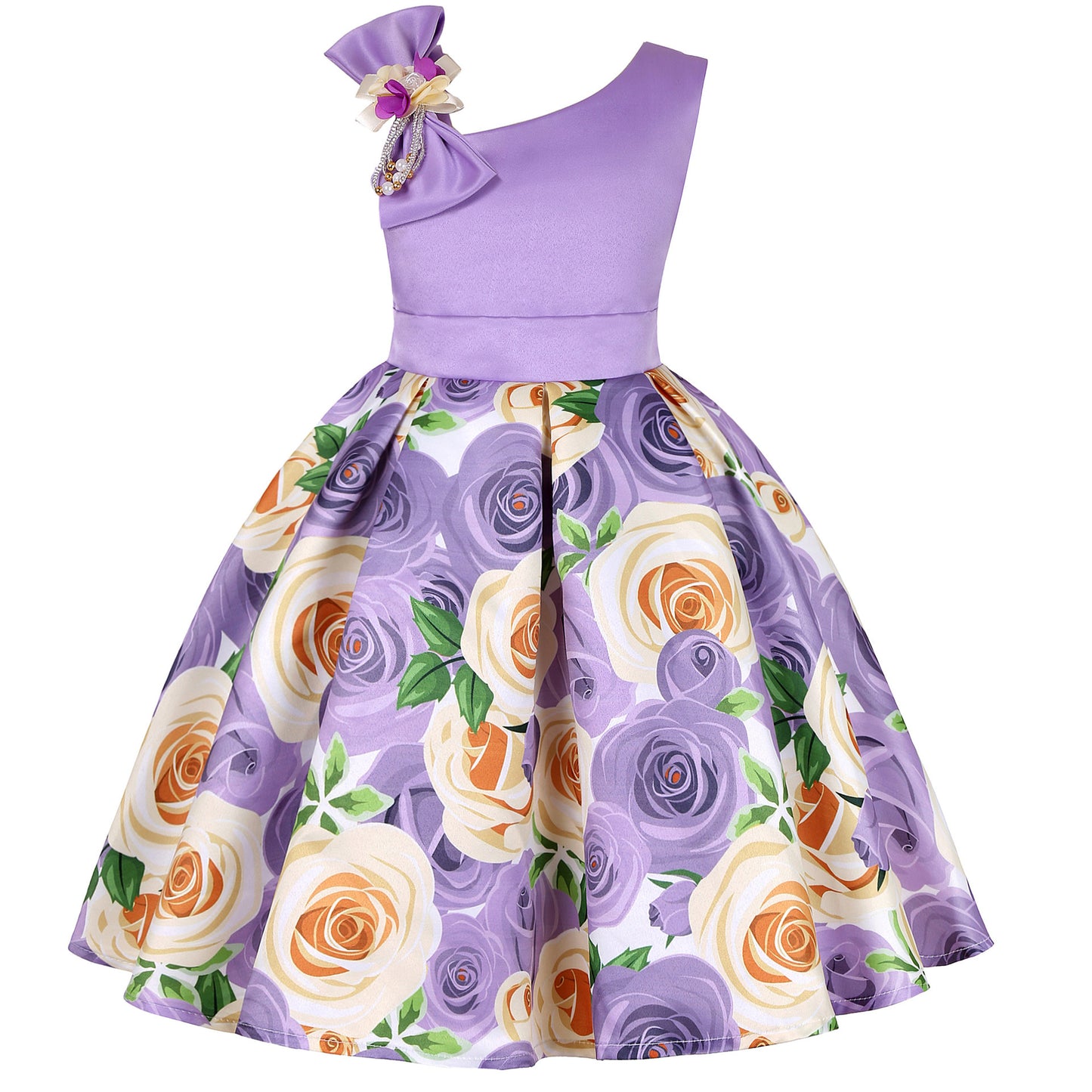 Princess Digital Print Children's Dresses