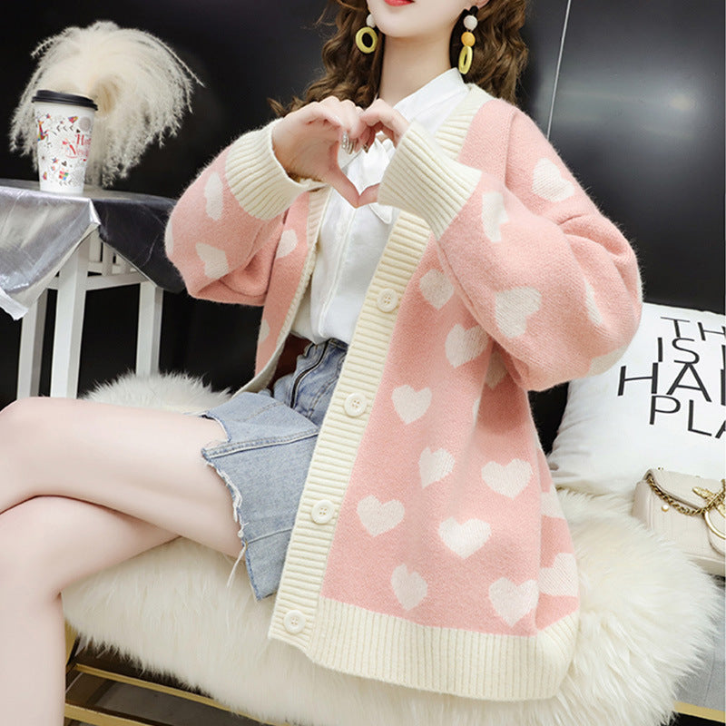 Small Fresh Knitted Cardigan