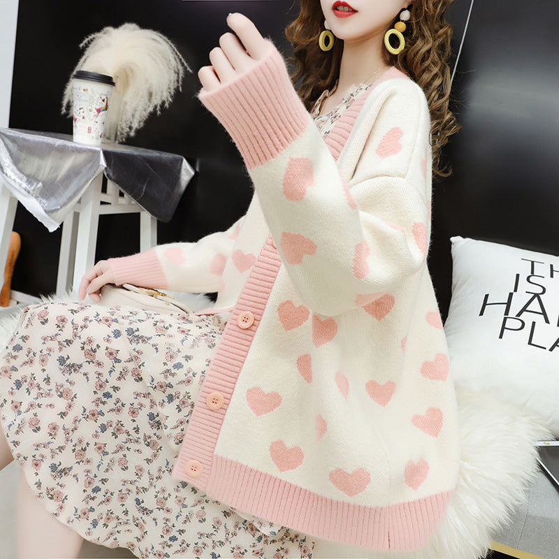 Small Fresh Knitted Cardigan