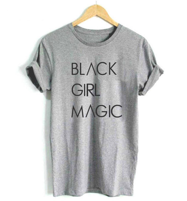 Letter Printing Women's T-Shirts
