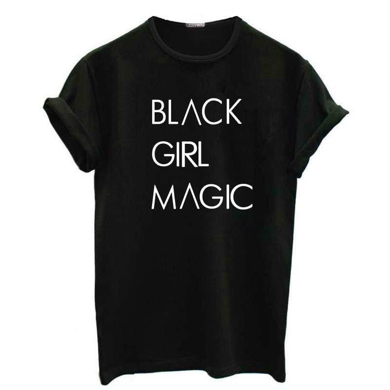 Letter Printing Women's T-Shirts