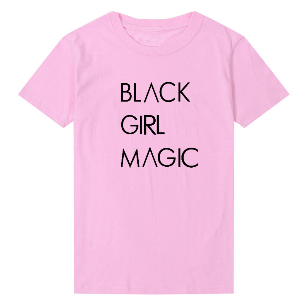 Letter Printing Women's T-Shirts