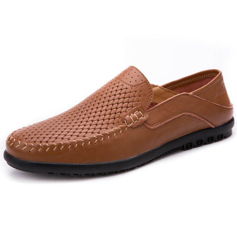 Cowhide Casual Leather Shoes