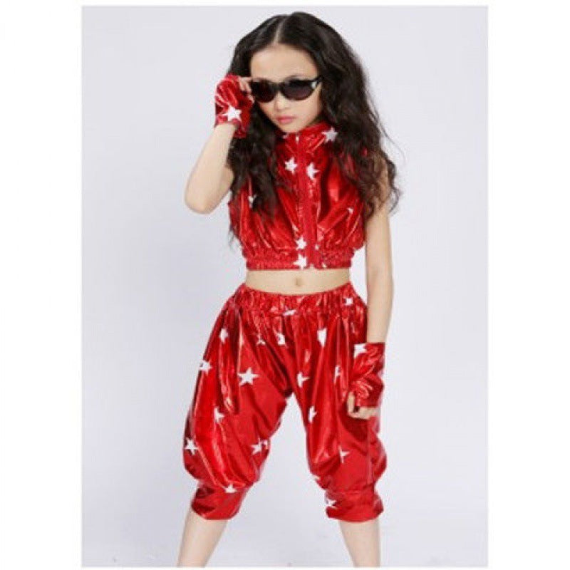 Hip-hop Performance Chair Dance Clothes Suit