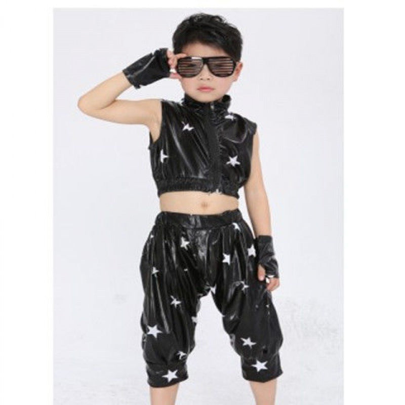 Hip-hop Performance Chair Dance Clothes Suit