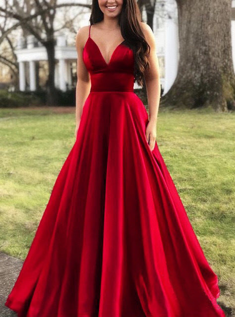 Sexy Suspender Evening Dress
