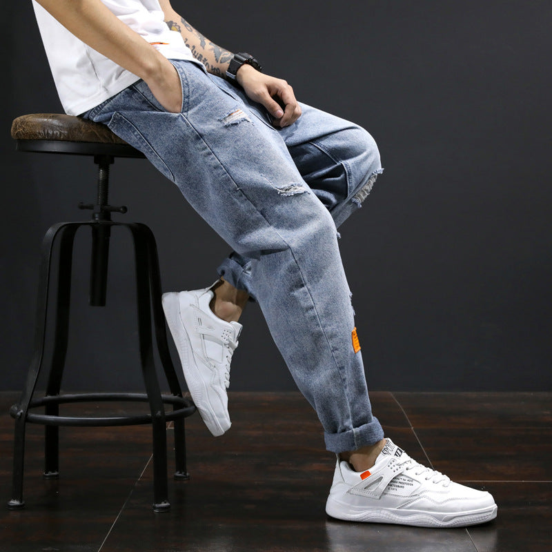 Trendy Loose Trousers Straight Casual Pants