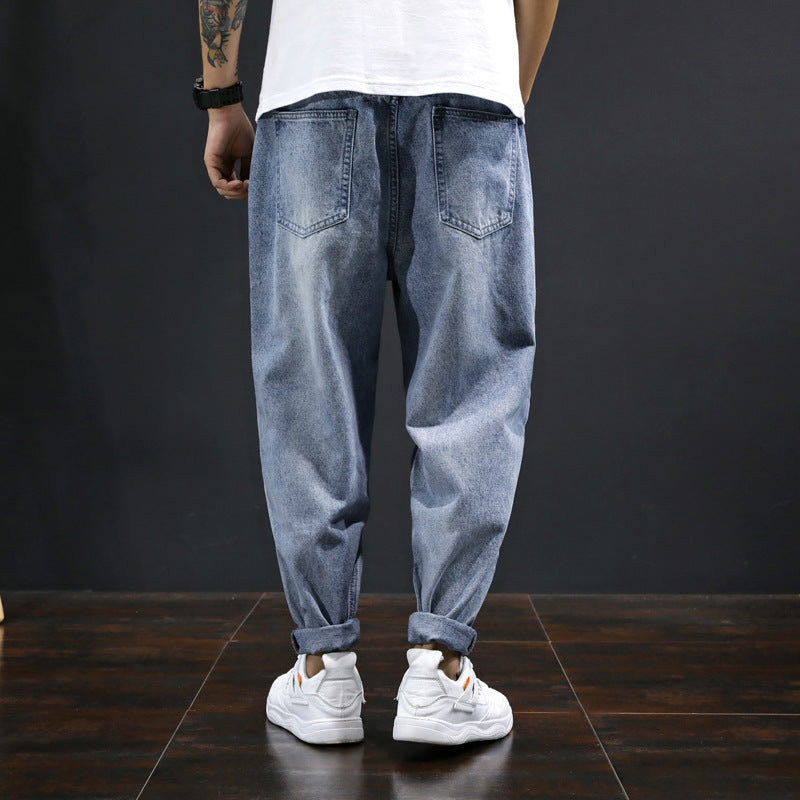 Trendy Loose Trousers Straight Casual Pants