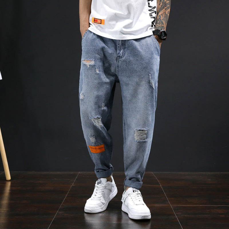 Trendy Loose Trousers Straight Casual Pants