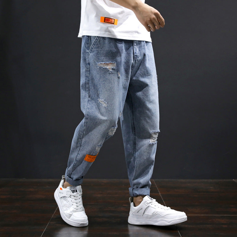 Trendy Loose Trousers Straight Casual Pants
