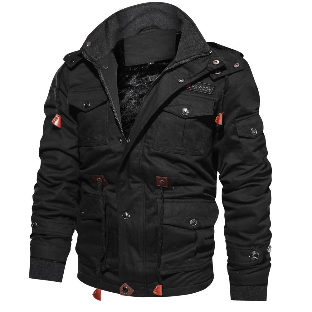 Mountainskin Men's Winter Fleece Jackets Warm Hooded Thermal Coat