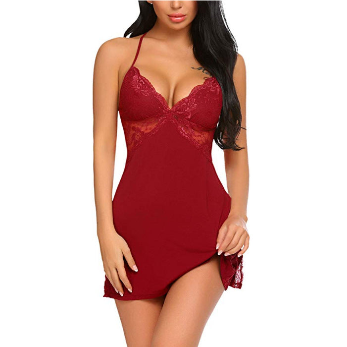 Lace Halterless Gown