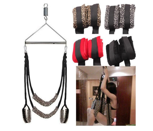Pillow Couple Leopard Flirt Swing Swing Bondage Toys