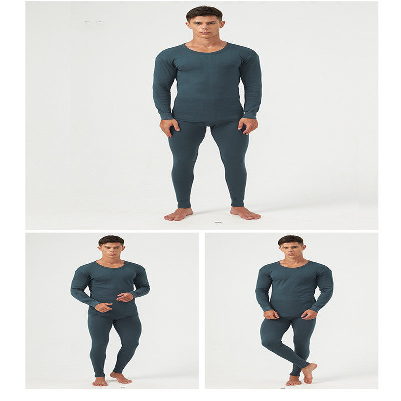 Winter Thermal Underwear Long Johns Shirt+Pants Set