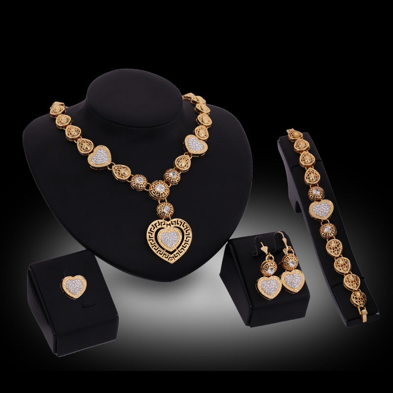 Four Piece Hearted Set