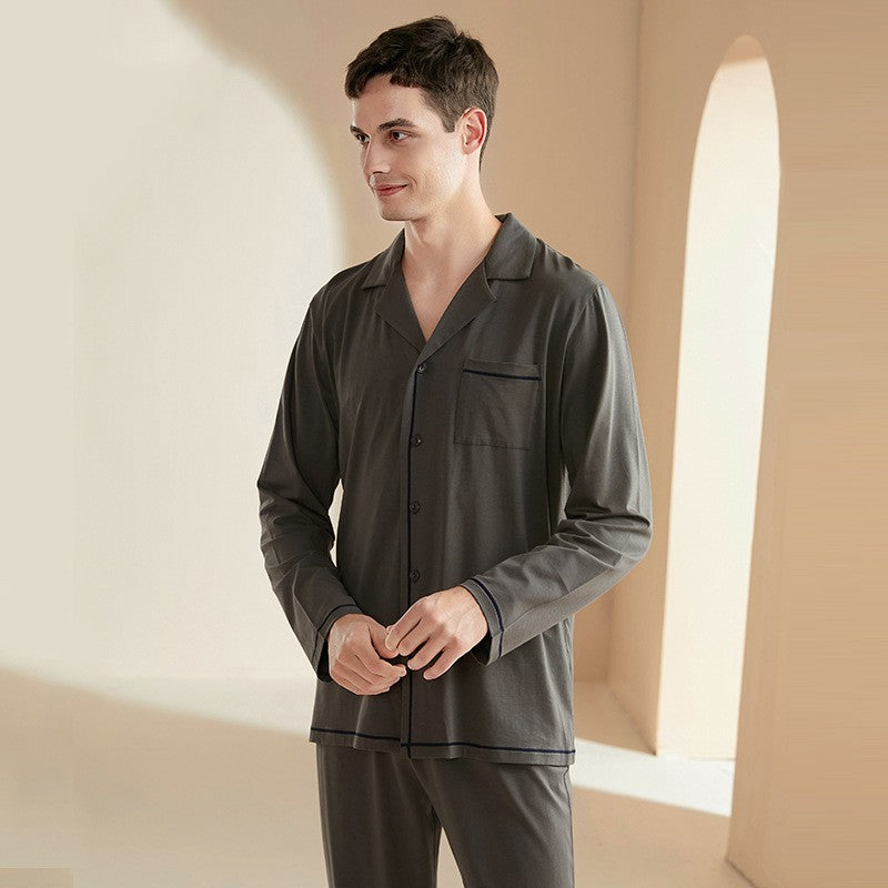 Men's Long Sleeved Pajamas