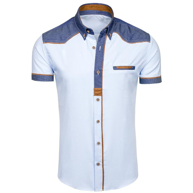 Men's professional short shirt
