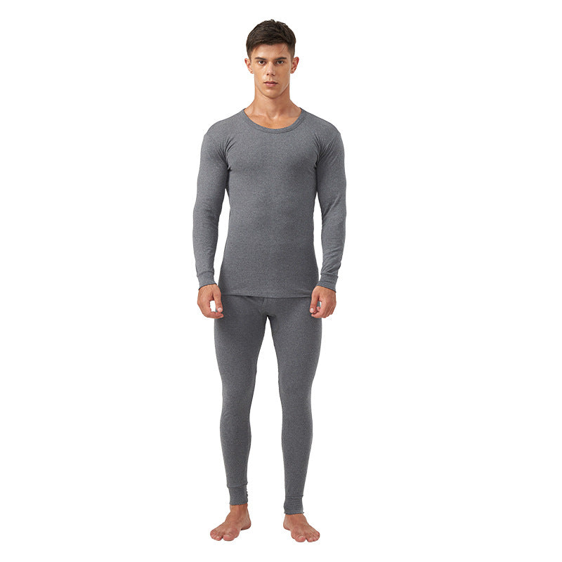 Winter Thermal Underwear Long Johns Shirt+Pants Set