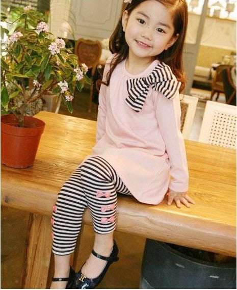 Girl's pink clothing set