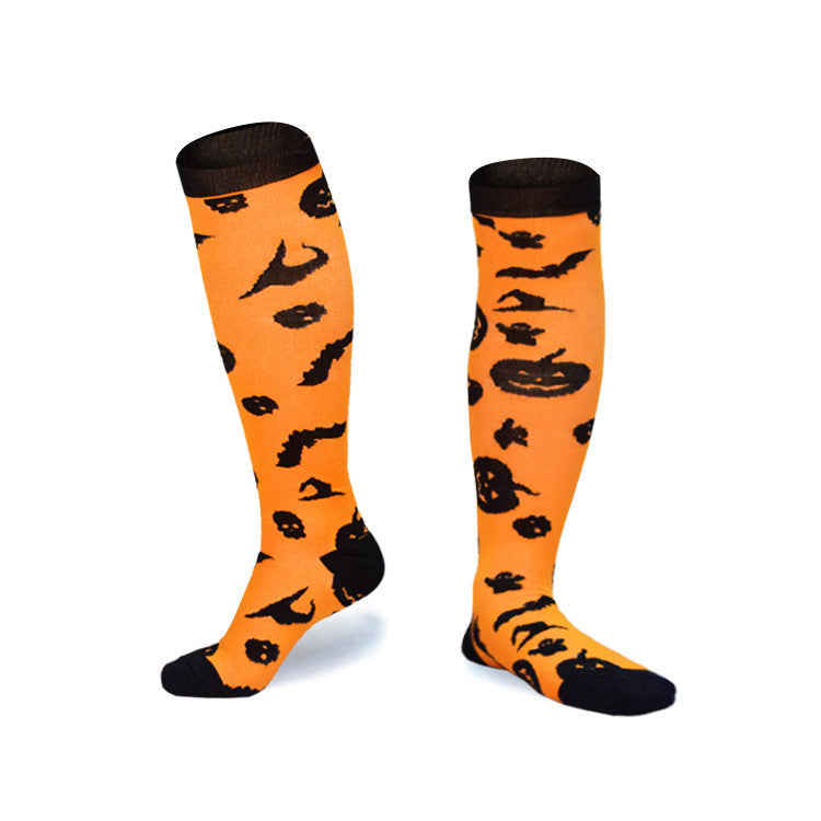 Halloween Funny Outdoor Sports Compression Stretch Socks