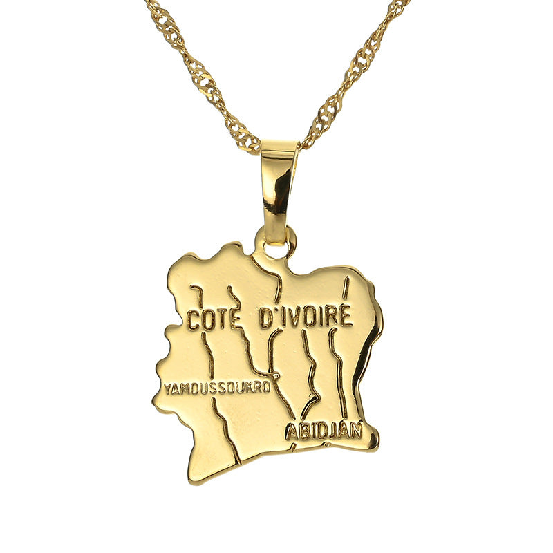 Europe, America, Hip Hop, Golden Africa Map