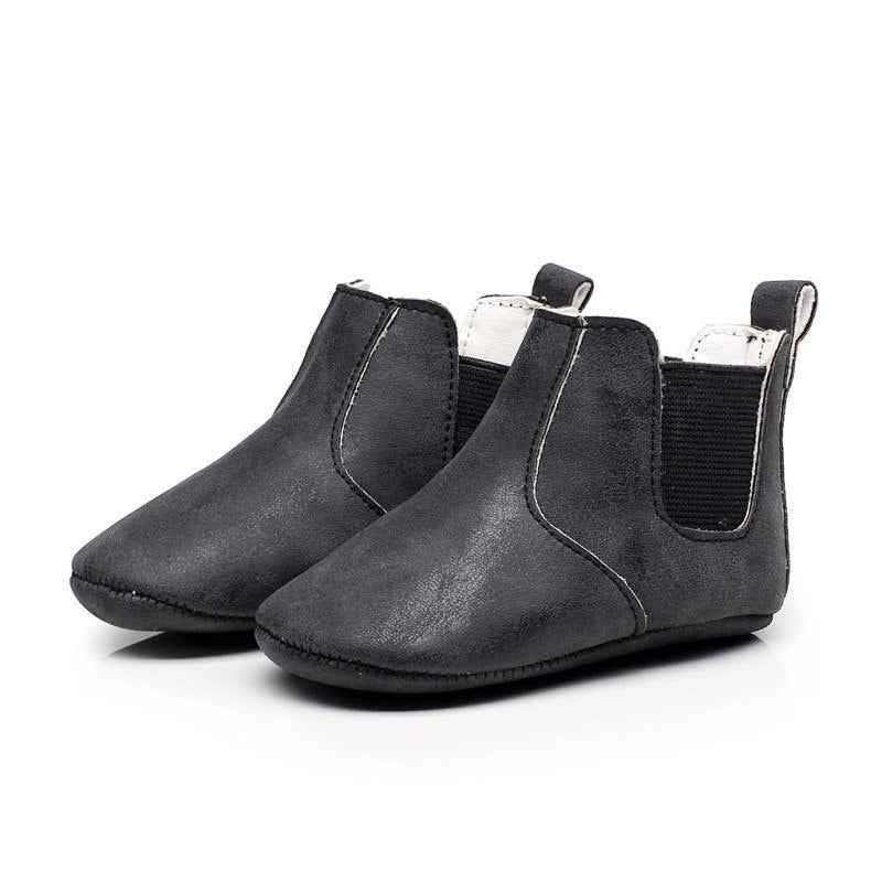 Elastic PU Soft Children's Shoes