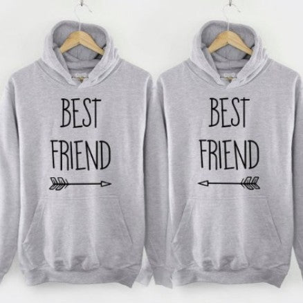 BEST FRIEND Right Arrow Hooded Sweater