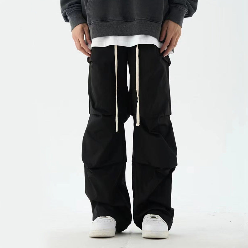 Retro High Street Vibe Fashion Casual Trousers