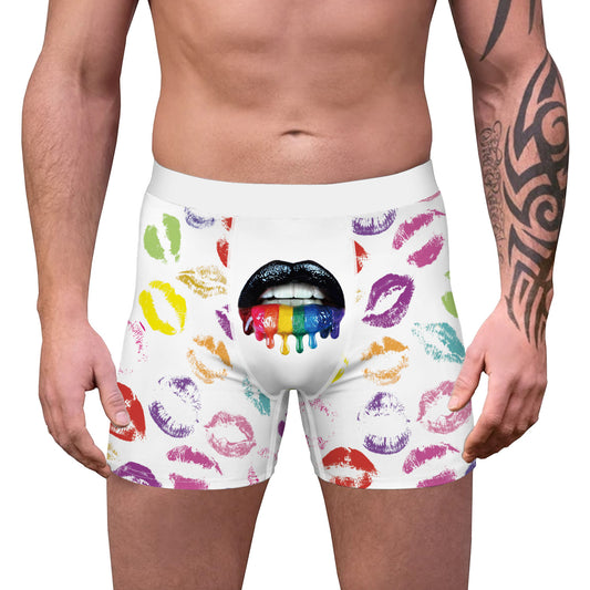 Men's Casual Digital Printing Bottoming Boxers