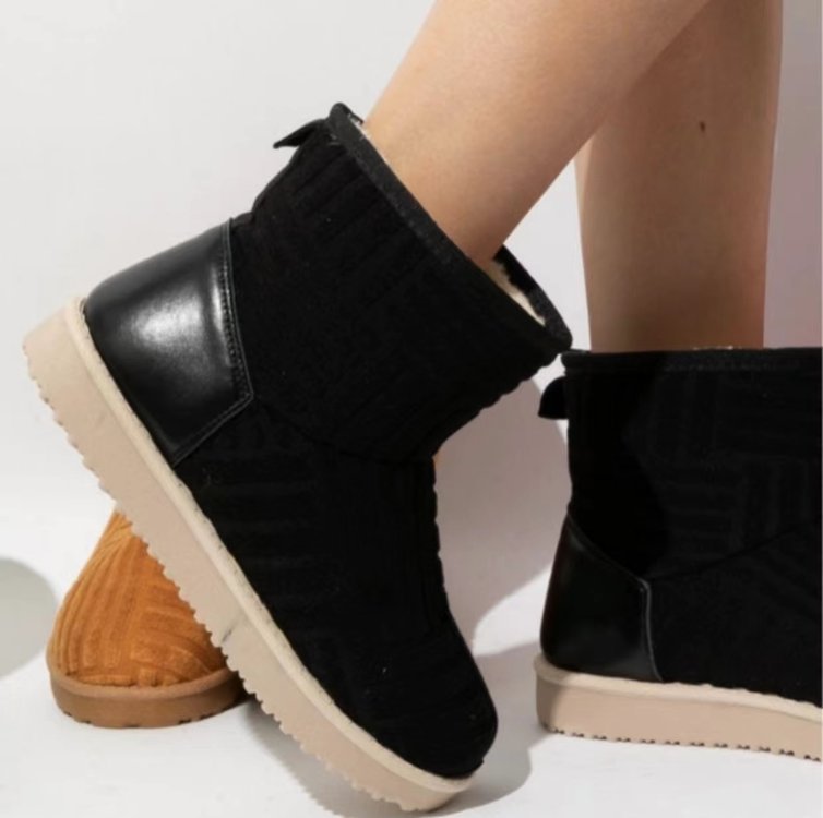 Winter Ankle Plush Snow Boots