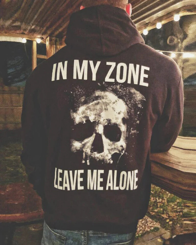 Men's Hooded Sweatshirt Foam Letters