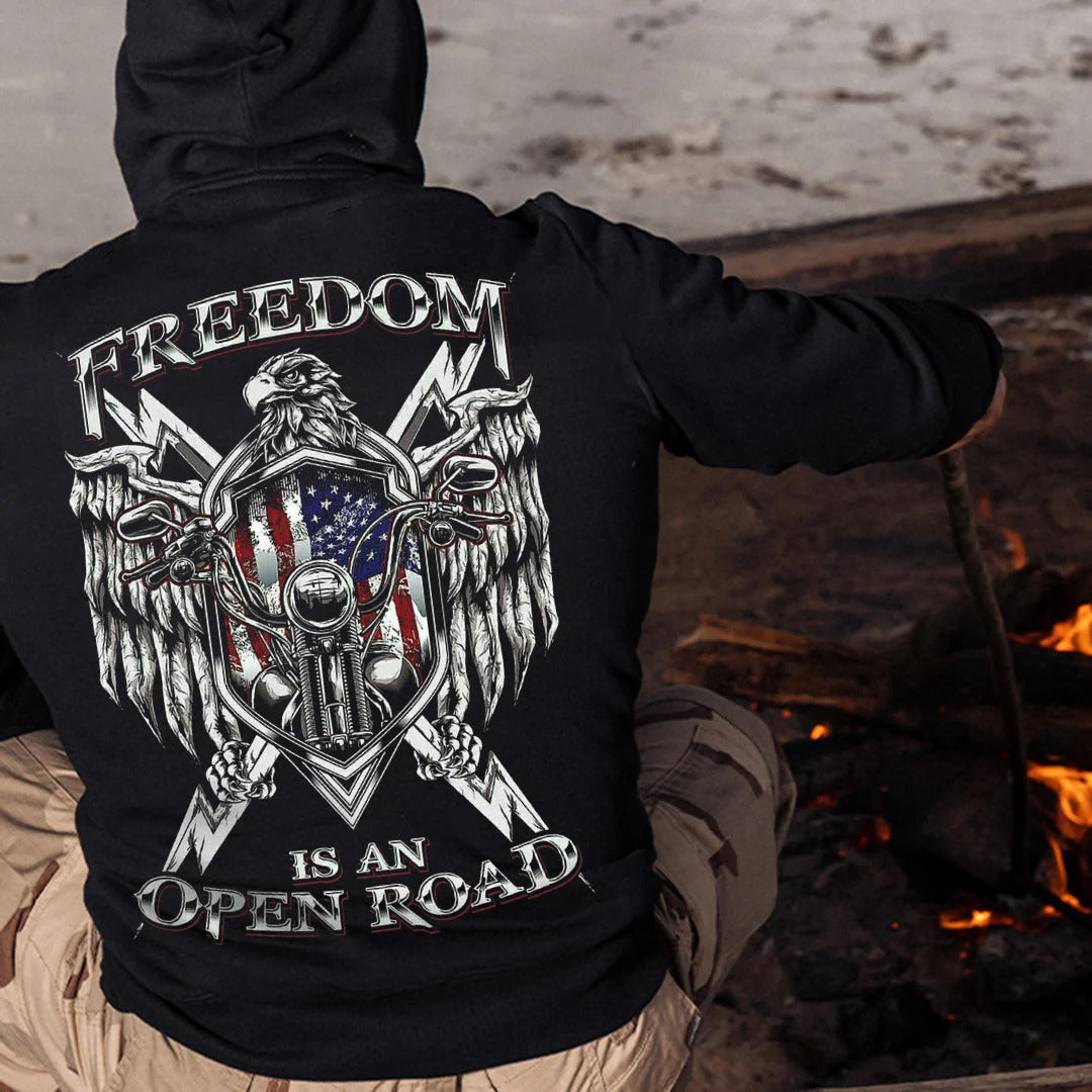 Men's Hooded Sweatshirt Foam Letters