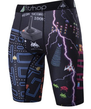 Men Animal Compression Shorts