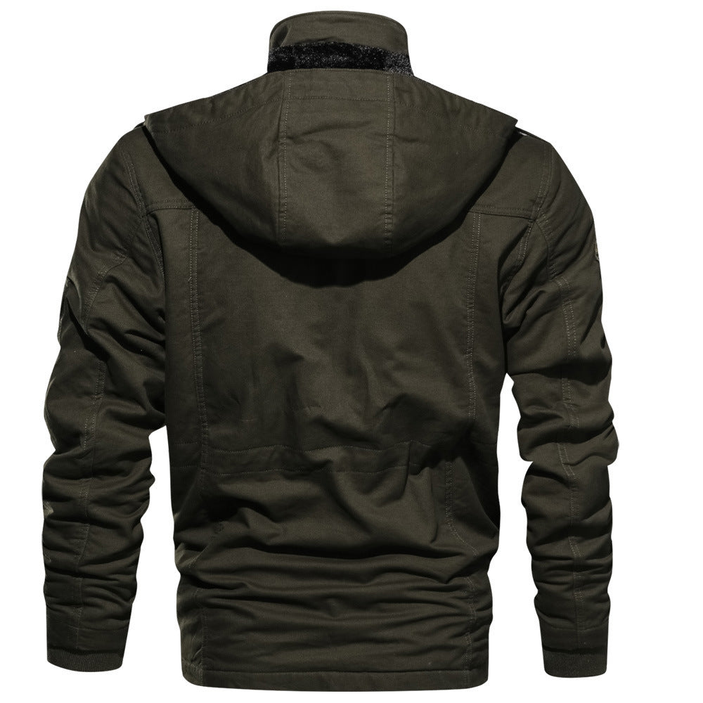 Mountainskin Men's Winter Fleece Jackets Warm Hooded Thermal Coat