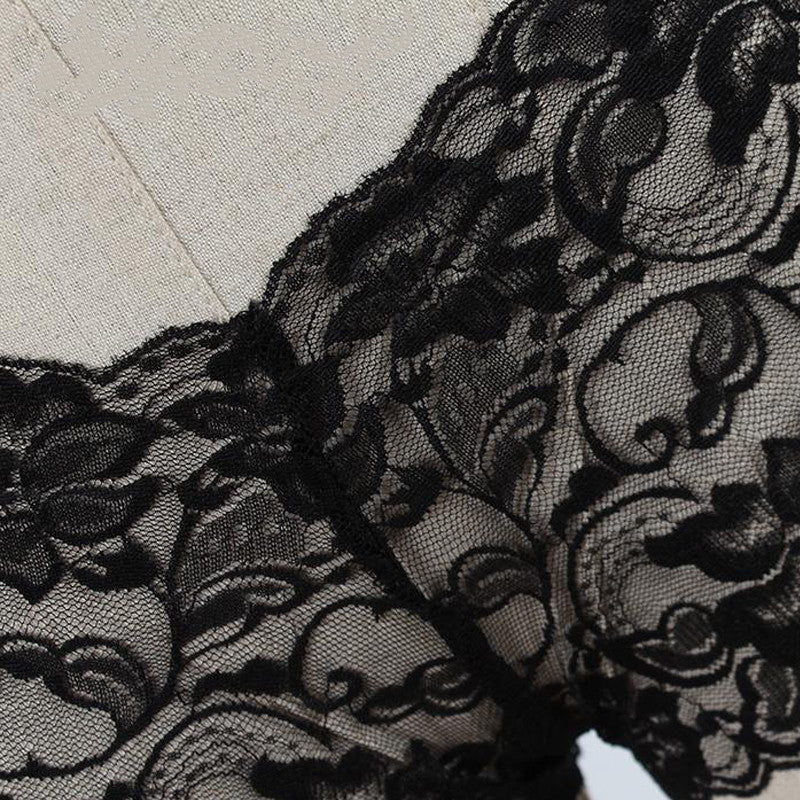 Pin breathable sexy women's underwear lace shorts
