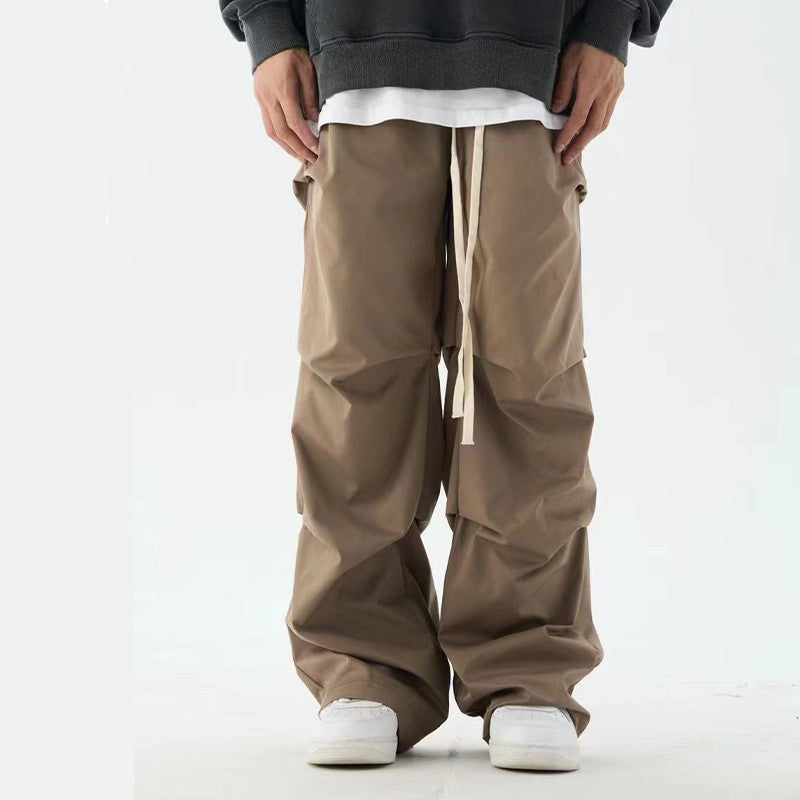 Retro High Street Vibe Fashion Casual Trousers