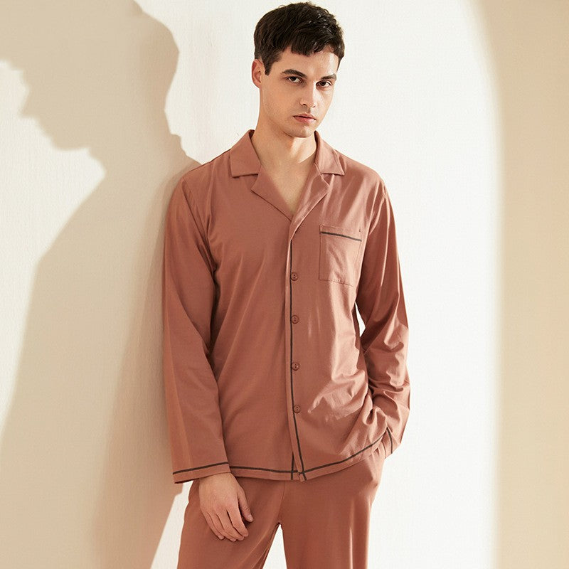 Men's Long Sleeved Pajamas
