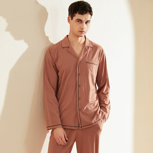 Men's Long Sleeved Pajamas