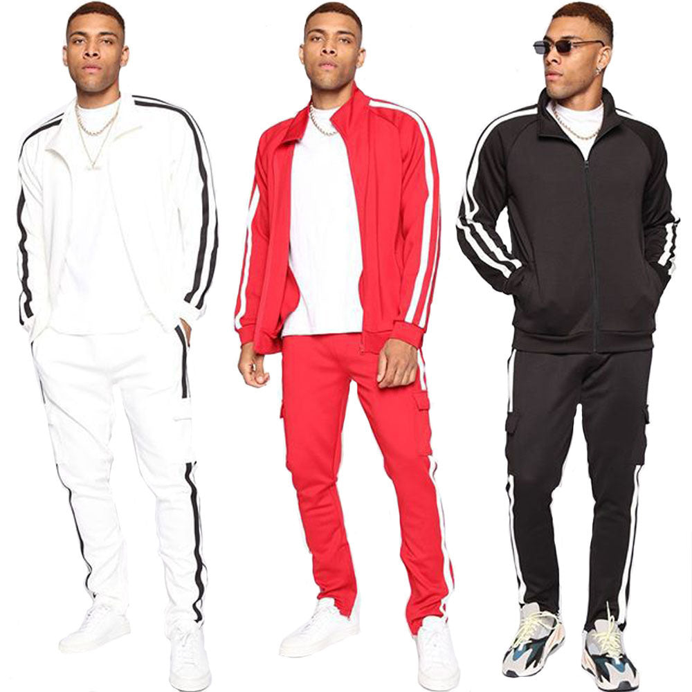 Tide Brand Color Matching Stripes Suits