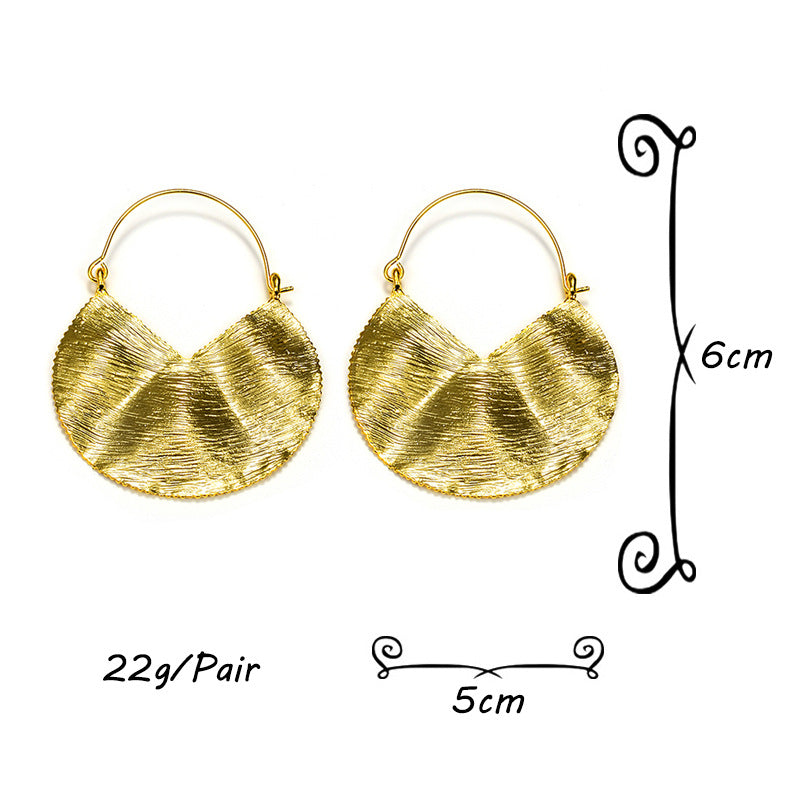 Retro Female Ornament Earrings