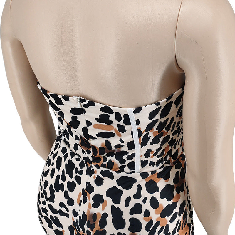 Leopard Print Jumpsuit