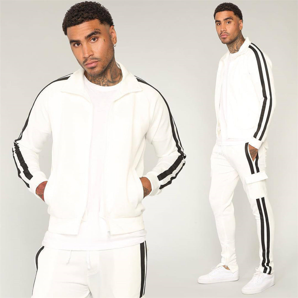 Tide Brand Color Matching Stripes Suits